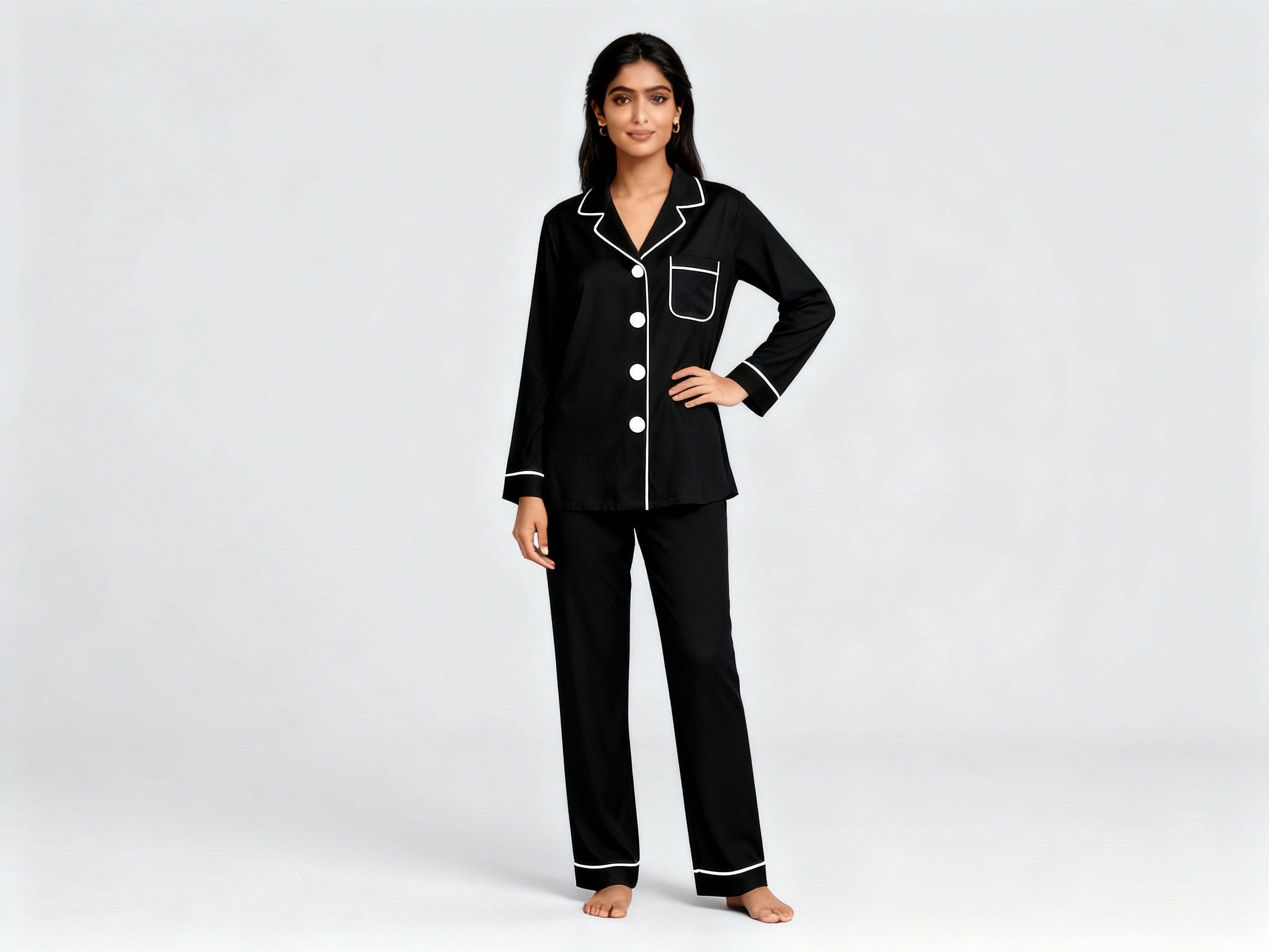 Samia Fiaz Winter Cozy Pyjamas. 100% Organic wool.