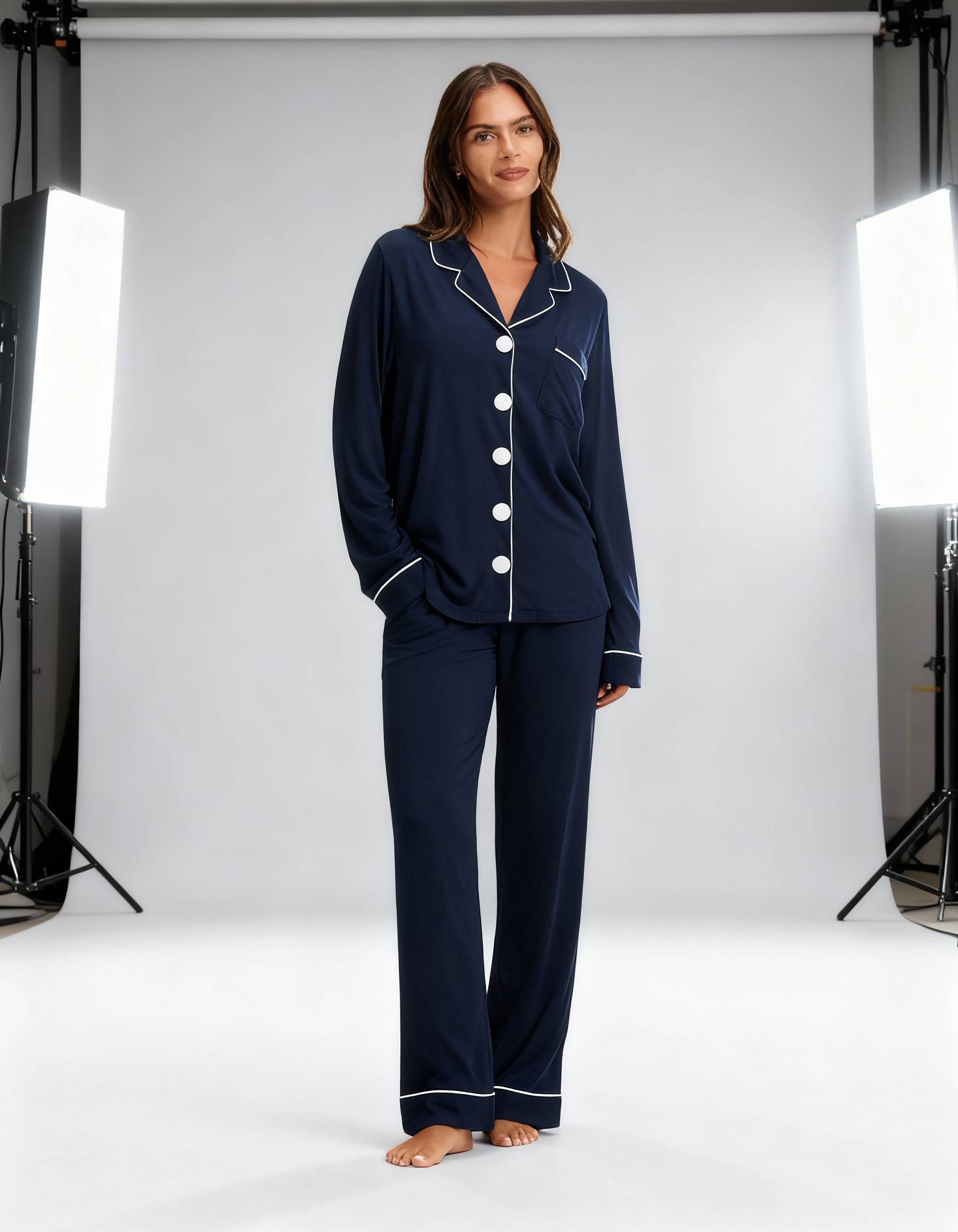 Samia Fiaz Winter Cozy Pyjamas. 100% Organic wool.