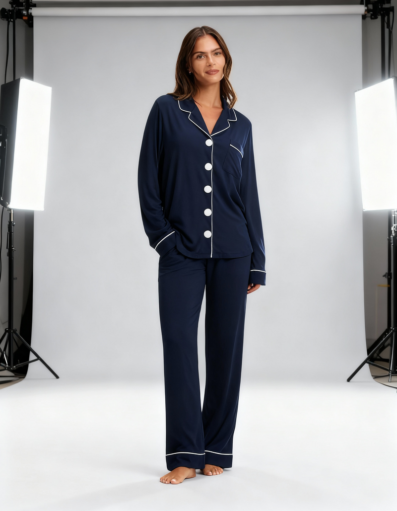 Samia Fiaz Winter Cozy Pyjamas. 100% Organic wool.
